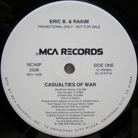 画像1: Eric B. & Rakim – Casualties Of War