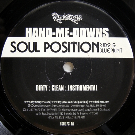 画像1: Soul Position – Hand-Me-Downs