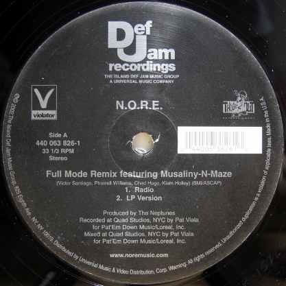 画像1: N.O.R.E. featuring Musaliny & Maze  – Full Mode (Remix)