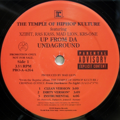 画像1: The Temple Of Hiphop Kulture – Up From Da Undaground
