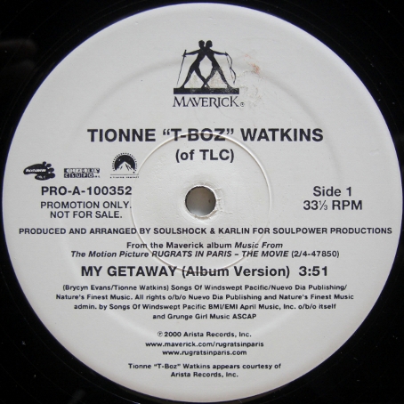 画像1: Tionne "T-Boz" Watkins – My Getaway