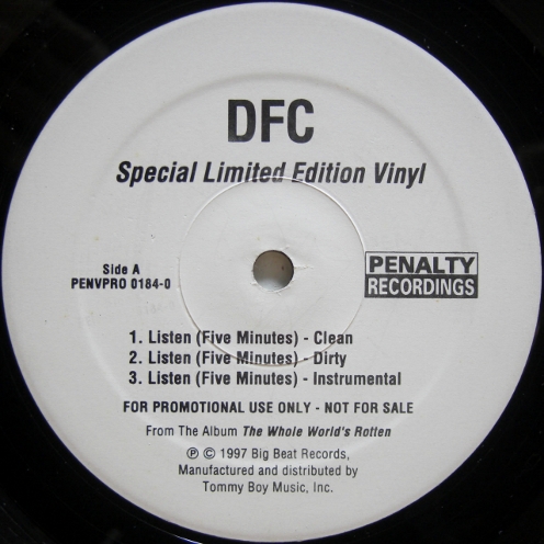 画像1: DFC – Listen (Five Minutes) / Blaugh
