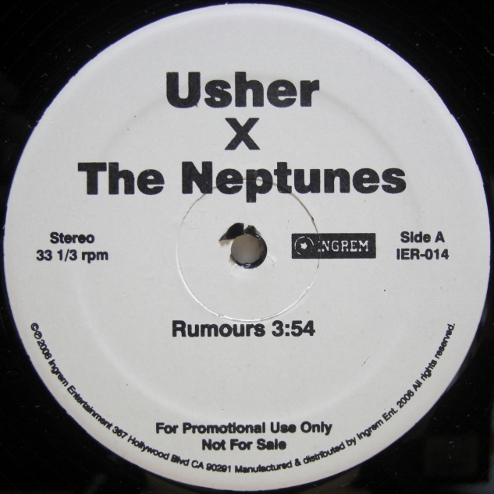 画像1: Usher X The Neptunes – Rumours / Wifey / Don't Take It Personal