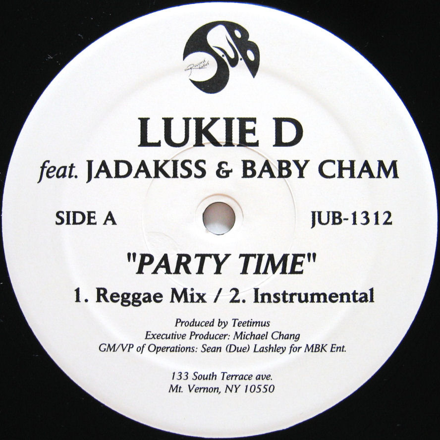 画像1: LUKIE D feat. JADAKISS & BABY CHAM / PARTY TIME