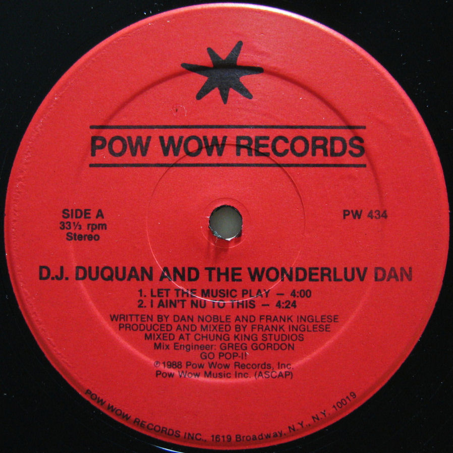 画像1: D.J. DUQUAN AND THE WONFERLUV DAN / LET THE MUSIC PLAY