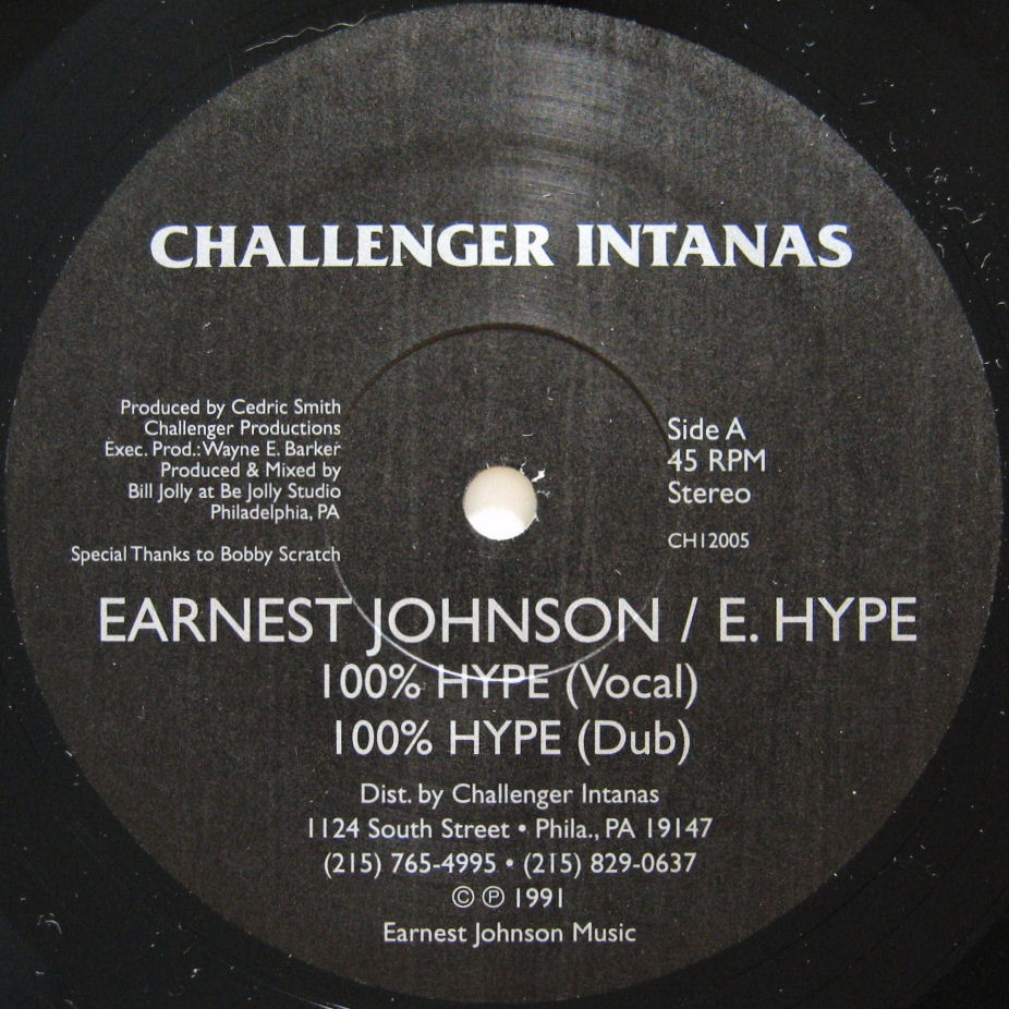 画像1: EARNEST JOHNSON/E. HYPE / 100% HYPE