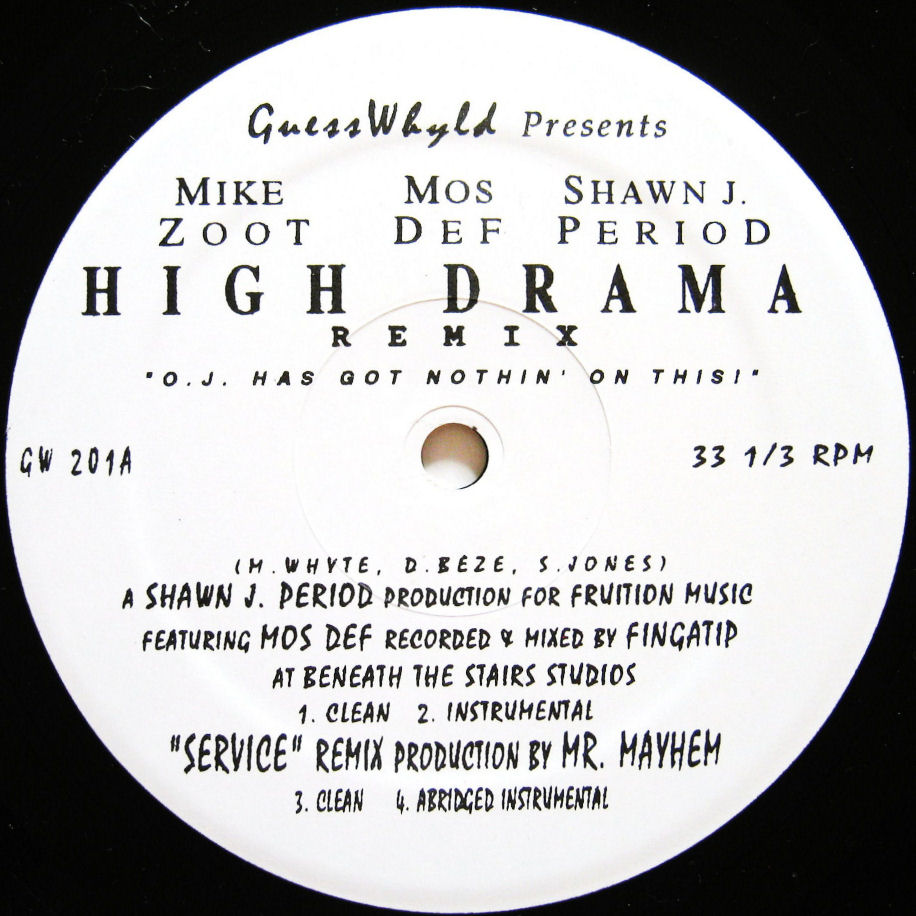 画像1: MIKE ZOOT, MOS DEF, SHAWN J. PERIOD / HIGH DRAMA REMIX