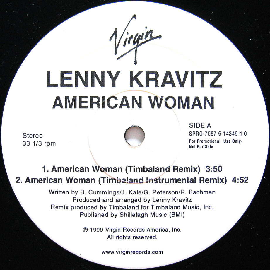 画像1: LENNY KRAVITZ / AMERICAN WOMAN