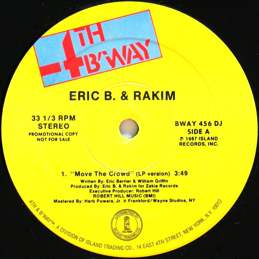 画像1: ERIC B. & RAKIM / MOVE THE CROWD