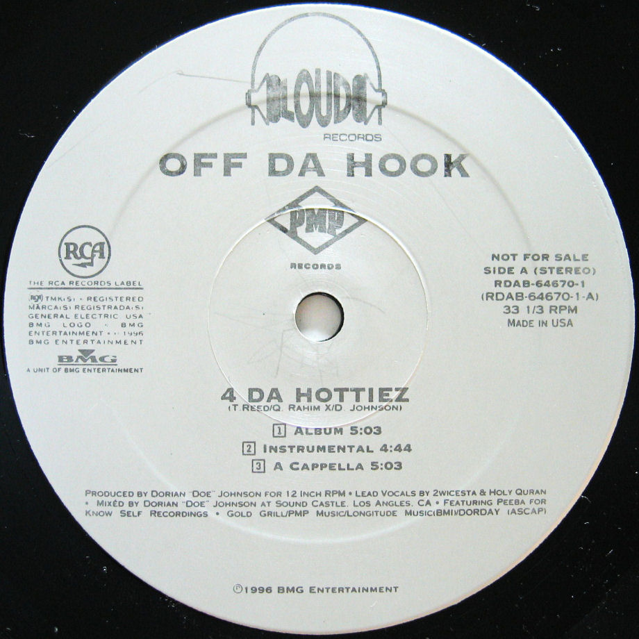 画像1: OFF DA HOOK / 4 DA HOTTIEZ