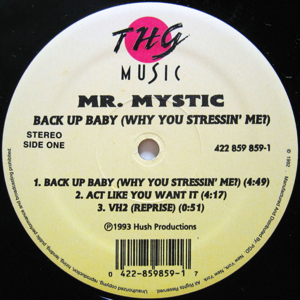 画像1: MR. MYSTIC / BACK UP BABY （WHY YOU STRESSIN' ME?）